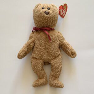 TY Beanie Babies - Curly - 1996 Original Retired (Brown Nose) - Style 4052